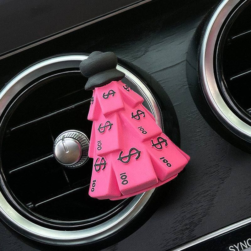 2026 New Year Wealth Gift Box Car Air Freshener Perfume Car Vent Decoration Car Interior Accessories Diffuser Stone