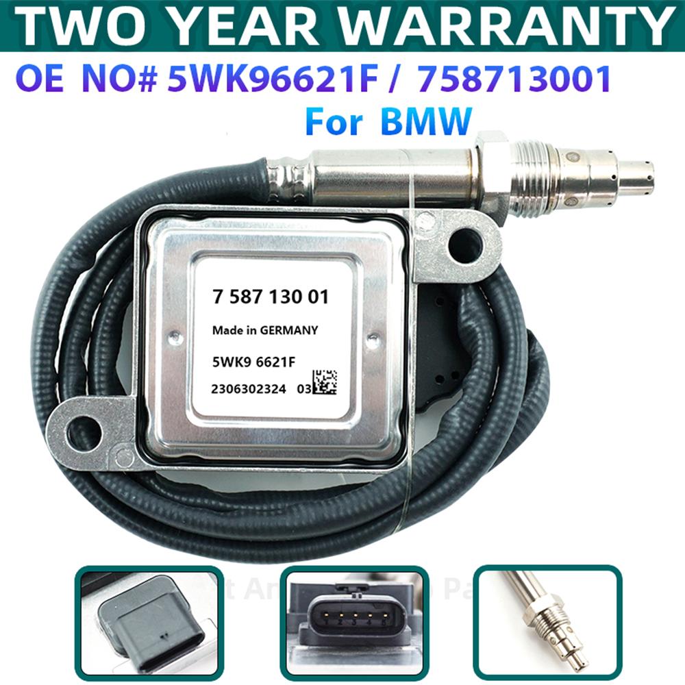 High quality New 758713001 5WK9 6621F 5WK96621F Nitrogen Oxide Sensor For 12V BMW 1 3 Series E81 E87 LCI E90 E91 E92 E93 5WK96621F