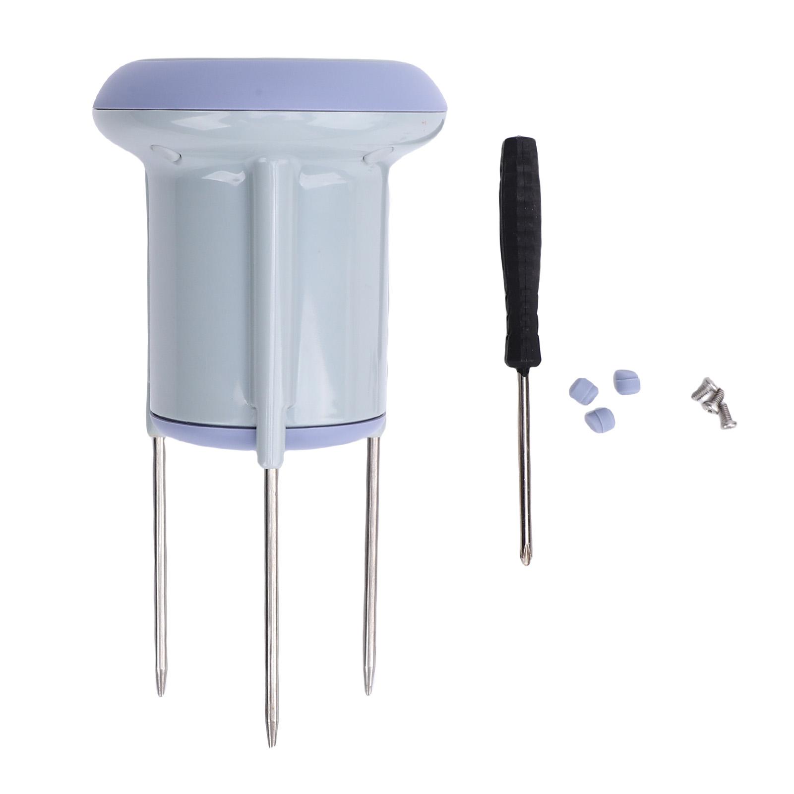 

Умный датчик почвы 2.4G WiFi Bluetooth 5.0 IP66 Водонепроницаемый тестер температуры и влажности почвы для сада и газона WiFi датчик почвы белый