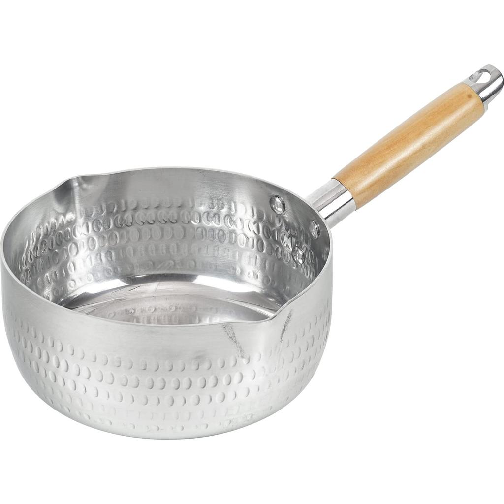 Wahei Freiz Aluminum Yukihira for Miso and Gas Stove Easy-to-Use Pot, 18cm, Simmering, Boiling, Soup, Boiling, Only, RB-2584