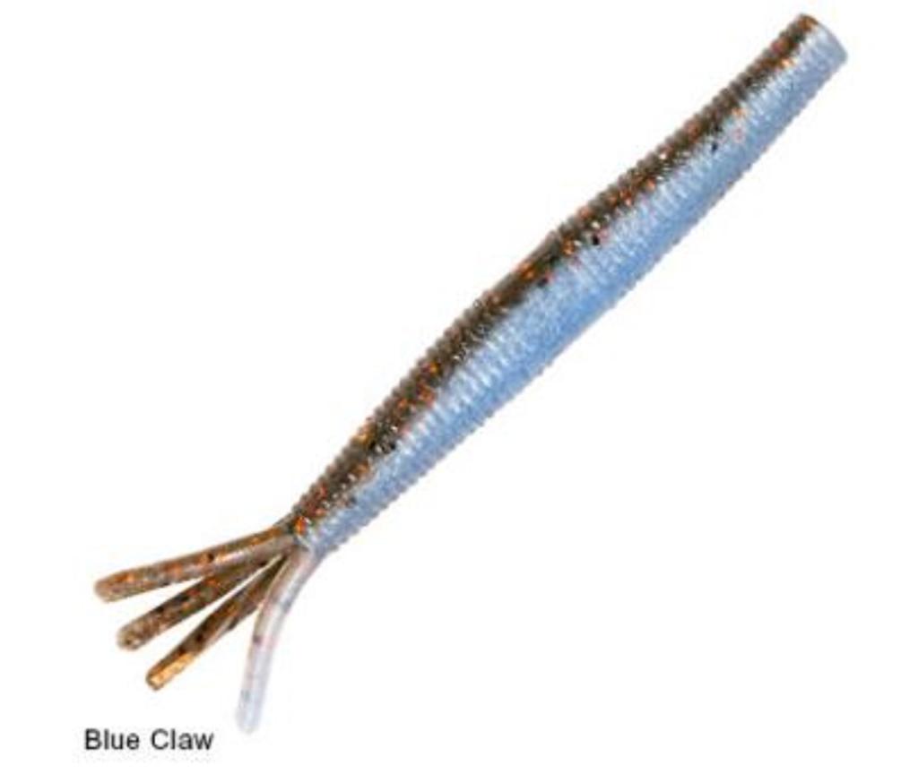 Zman Soft Lure Hula Stickz 4 Inch 6/Pack Blue Claw (9870)