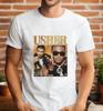 Usher Raymond IV Classic Poster Print Fashion T-shirt, Unisex Casual Streetwear, Spring/summer Loose Round Neck Cotton T-shirt