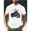 Men's Vintage Motorcycle T-Shirt "I'M NOT OLD" Tee - Motorbike Design Short Sleeve Round Neck Casual Summer Top Suitable for Enthusiasts