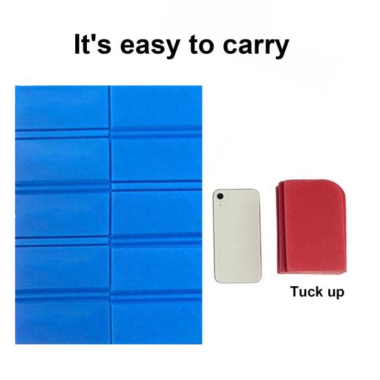 2Pcs Folding Seat Cushion Portable Waterproof Sitting Mat Lightweight Outdoor Travel Camping