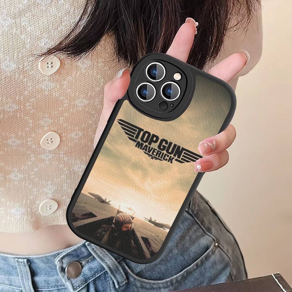 Action Film T-Top G-Gun Phone Case For IPhone 16 15 14 13 12 11 Pro Max Plus Leather Cover