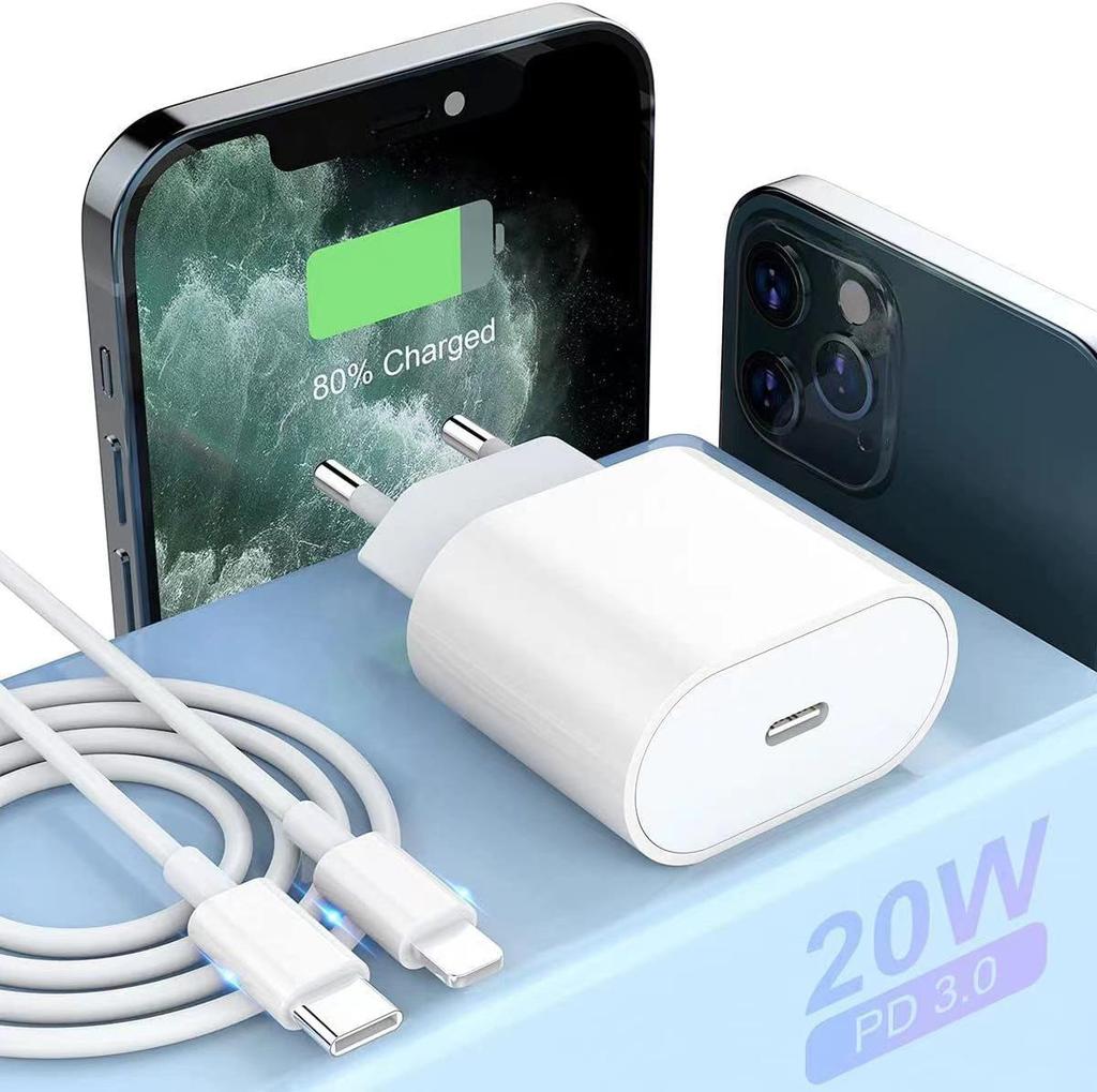PD20W Fast Charger for iPhone 14/15 - EU/US Standards