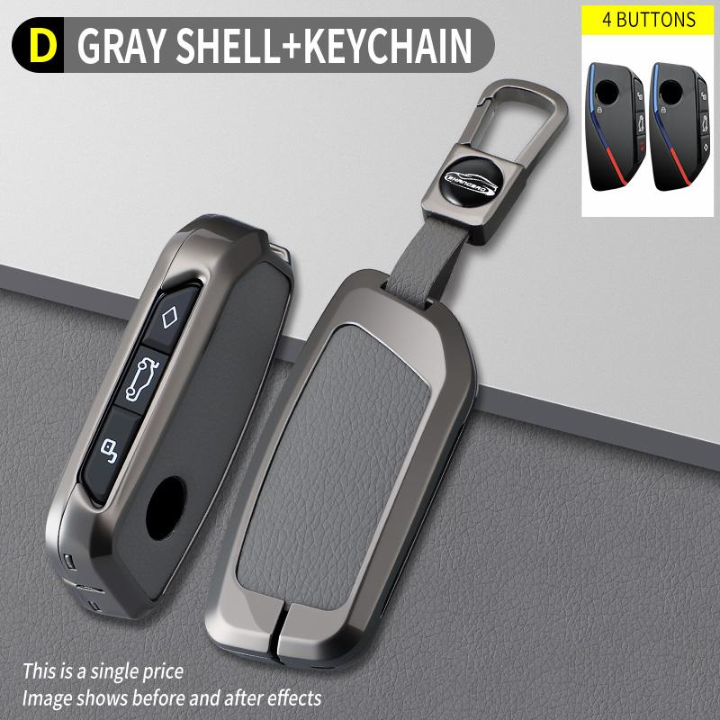 For BMW X1 U11 X7 G07 XM G09 I7 G70 X5 G05 LCI IX IX40 I20 U06 G81 M3 Series 5 7 G60 2023 2024 Leather Car Key Case Cover Shell