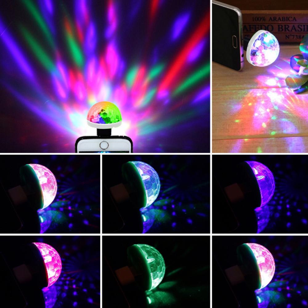 Disko Bar Partisi için Faydalı 4W 3 LED USB RGB Renkli Neon Işık Sahne Lambası