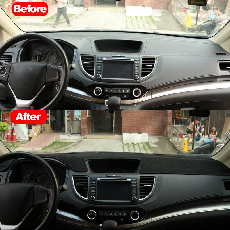 Pro Honda CR-V CRV CR V 4. generace 2012 2013 2014 2015 2016 Podložka na palubní desku auta Stínící podložka na palubní desku Protiskluzové podložky Příslušenství