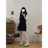 Chic Summer 2026 Women's Age-Defying Two-Piece Set: Stylish Fake Layered T-Shirt and Skirt Combo
