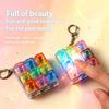 Breloc Luminescent Clicabil Pad Fidget Feedback Tacticil Ameliorarea Stresului Mini Tastatură Buton Gadget Decor Birou Portabil Cadou