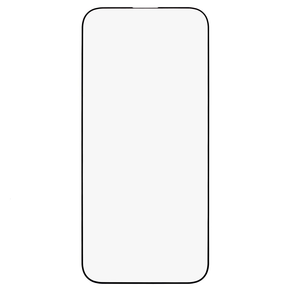 For iPhone 16 TPU+Acrylic Phone Case with Silk Printing Tempered Glass Screen Film+Clear Lens Film
