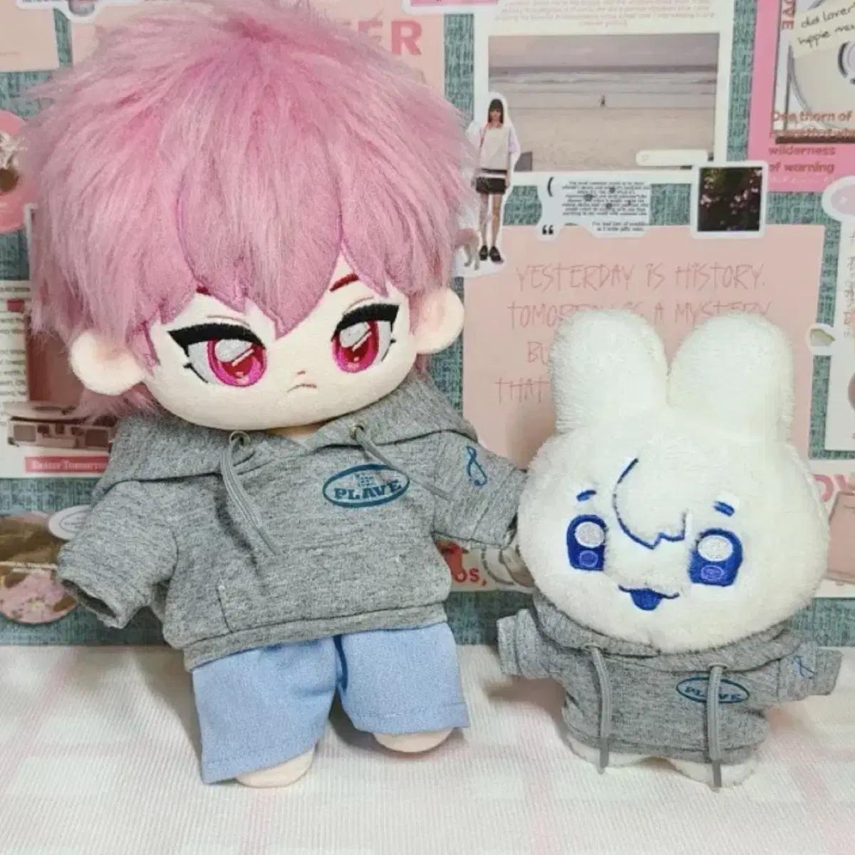 

PLAVE Одежда для куклы 10 см Шестой Ёрым Серое худи Костюм