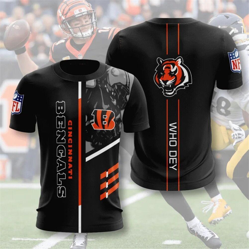 NFL Men's Football Shirt Sports Easy To Dry Short Sleeve 3D Digital Printed Team Needle Eye T-shirt