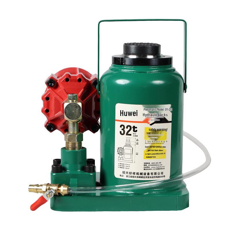 Hugong 3250t Durable Vertical Pneumatic Hydraulic Jack with Genuine Product Guarantee