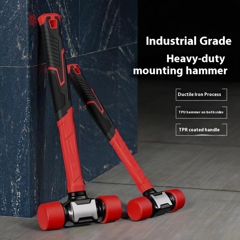 Ciocan de cauciuc rezistent - impermeabil, rezistent la pete și durabil pentru pardoseli, instalare gresie, prelucrare a lemnului, proiecte de construcții și renovare