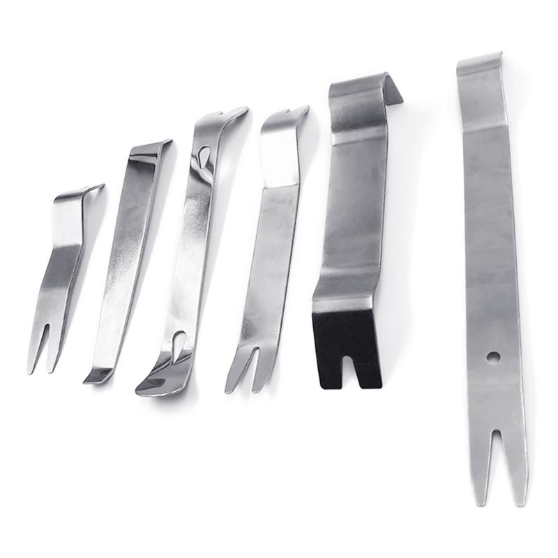 6 Piece Set Trim Removal Tools Clip Pliers Auto Clip Pliers Fastener Remover Pry Tool Set Durable Removal Tool Kit