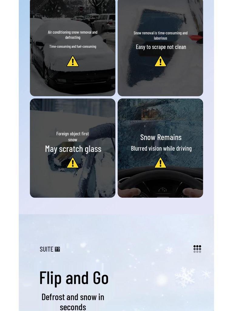 Oxford-Gewebe Grenzüberschreitende Frost- und Schneefeste Windschutzscheibenabdeckung