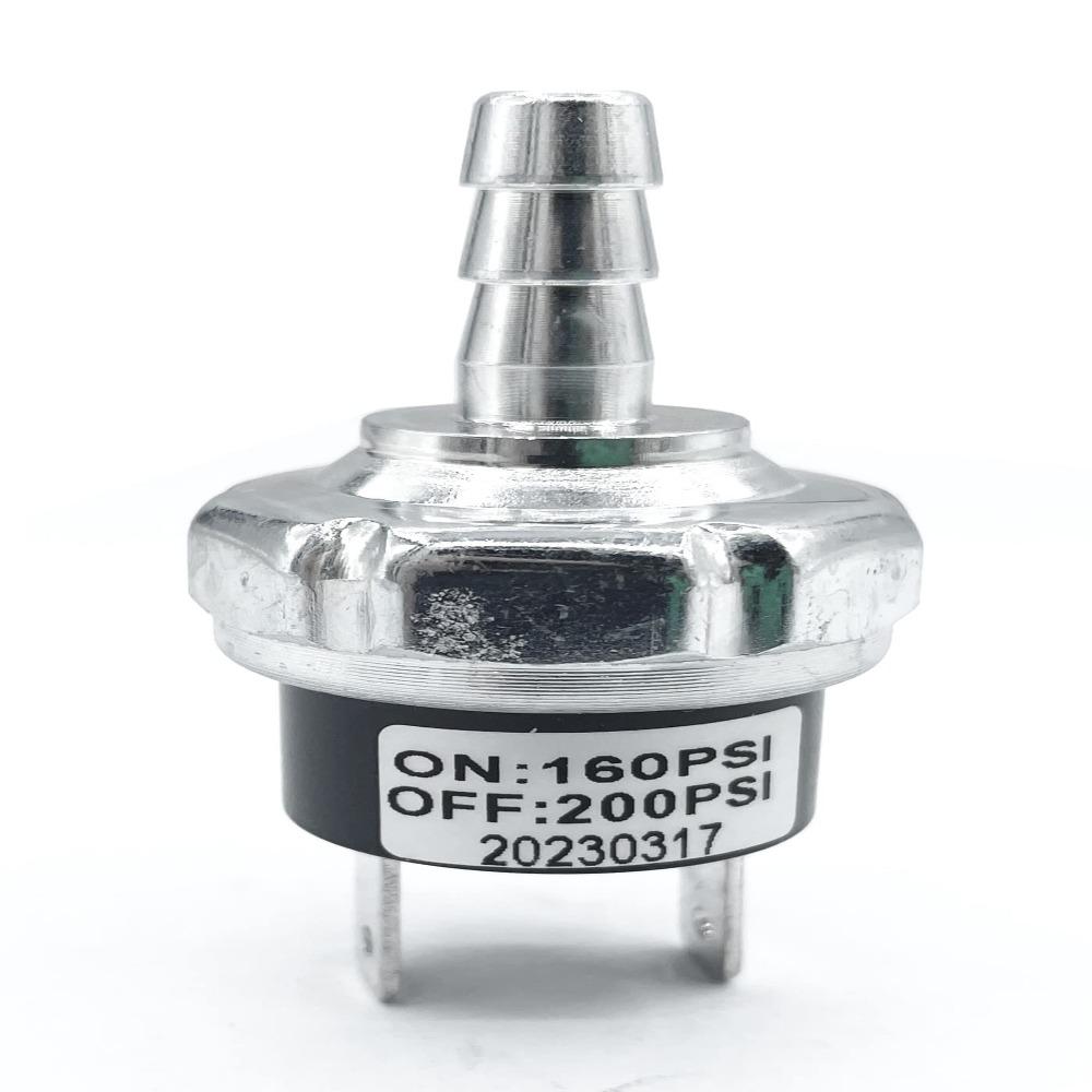 

160 to 200 PSI Thread Extension Silver Air Compressor Hard Air Pressure Switch Pressure Switch