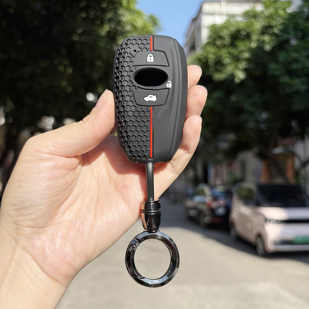 Weiche Schlüsseltasche Für Subaru Forester Sk9 Forester Xv Brz Sv Legacy 3/4 Tasten Halter Schlüsselanhänger Zubehör Auto Schlüsselkappen