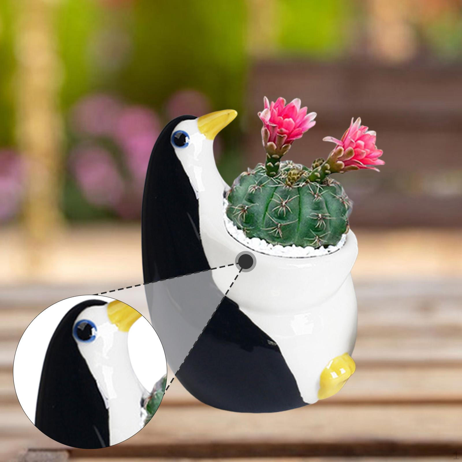 

Ceramic Flower Pot for Small Plants Indoor Outdoor Decoration 7.9cmx11cmx7.4cm