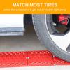 2Pcs Car Emergency Escape Plate Traction Mat Tire Grip Aid Foldable Non-Slip for Most SUVs Cars &