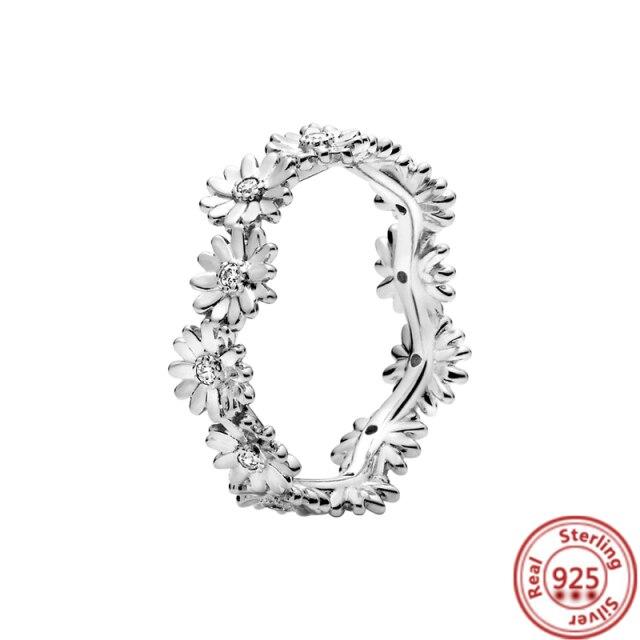 New Fashion100 %925 Silver Rings Shining Row Of Zirconia Eternity Rings For Women Engagement Jewelry Anniversary