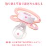 LittleForBig Adult New 2nd Generation with Lids Set of 3 Pink White Pacifiers, [Baby Cuties] (Blue Kitty, Bunny, Bear)