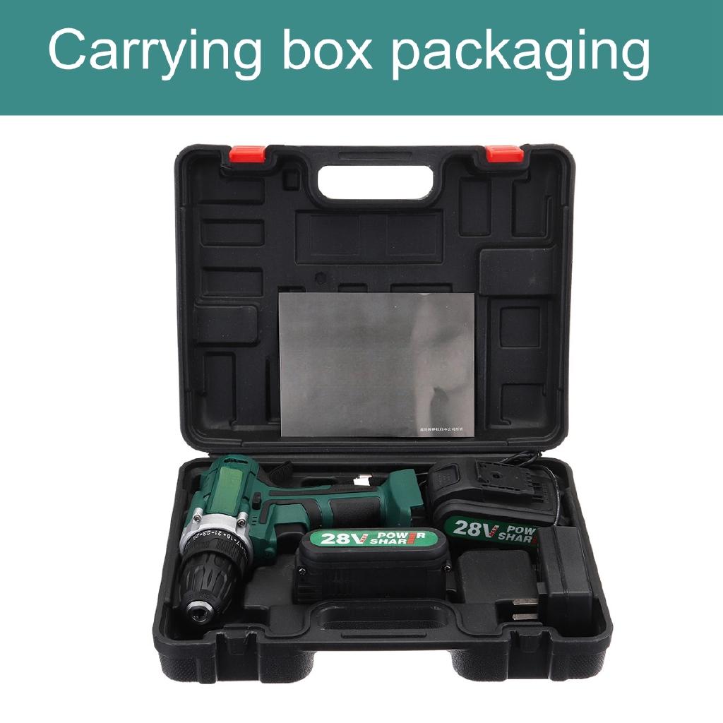 12V LED Cordless Electric Drill Driver Screwdriver