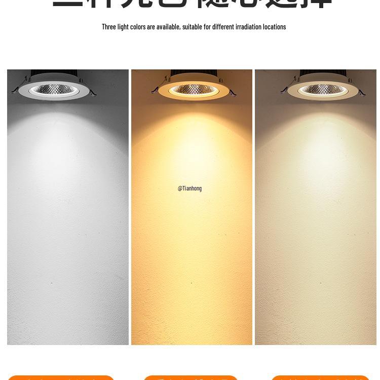 Superheller Einbau-Deckenstrahler für Zuhause, Einkaufszentrum und Bekleidungsgeschäft.