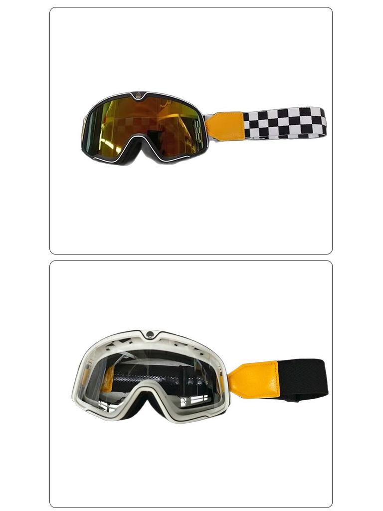 Beliebte wind- und sanddichte Motorrad-Fahrbrille – Offroad- und Harley-Helm-kompatibel