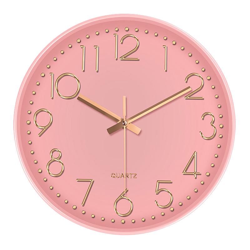 14-Inch Quartz Wall Clock for Classroom & Living Room – Easy Mount, No-Drill Design