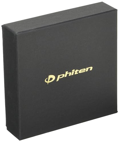 Phiten RAKUWA Magnetisches Titan-Halsband Metall-Anhänger Grau Silber