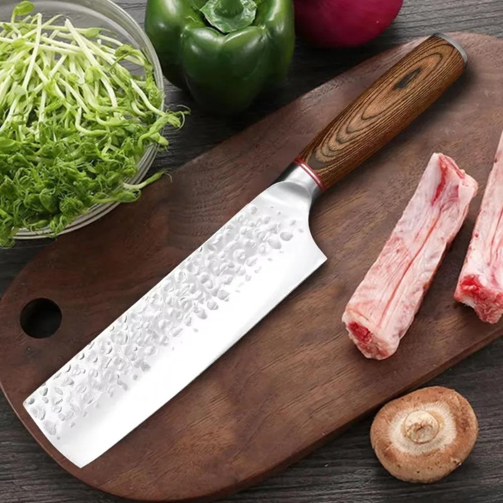 Professional Cleaver Knife Forged Kitchen Knife Meat Fish Slicing Chef Stainless Steel Boning Knife for Cooking Tools