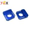 Tenere 700 Motorcycle CNC Rear Axle Blocks Chain Adjuster For Yamaha TENERE700 2019-2021