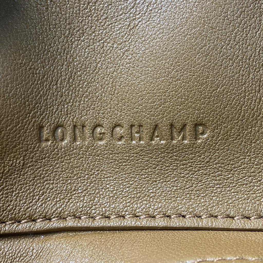 Used LongchampShoulder Bag black/Brown/Green Leather Women