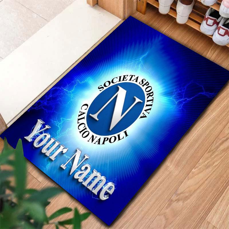 SSC Napoli Custom Name Carpet Rug for Living Room Bedroom Home Sofa Decoration,Kids Play Non-slip Floor Mat