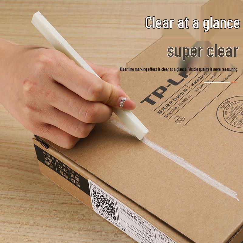 

Промышленный тальковый карандаш: Толстый, широкий, большой маркер кристального цвета для строительства и стальных работ Stone Pencil - 68x12x4.2mm, 14 pieces per box