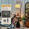 American Retro Floor Lamp with Display Shelf - Living Room Decor & Bedside Table Lamp
