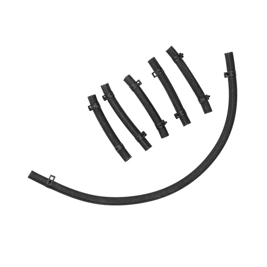 6 STÜCKE Kraftstoffinjektor Ölrücklaufleitung Gummi Korrosionsschutz Flexibel Motorölrücklaufleitung für Mitsubishi 6D34 6D31