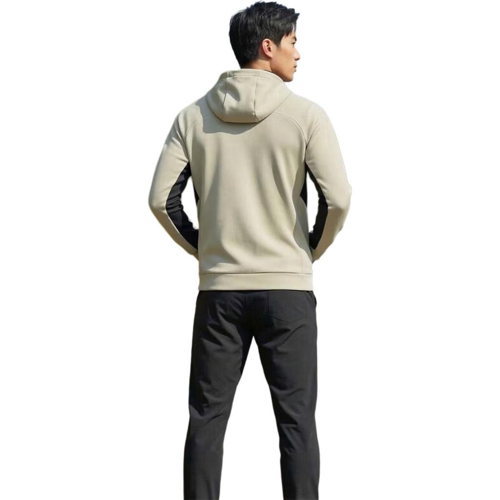 Li-Ning Hooded Zipper Casual Versatile Jacket Men Jackets AWDW057-1