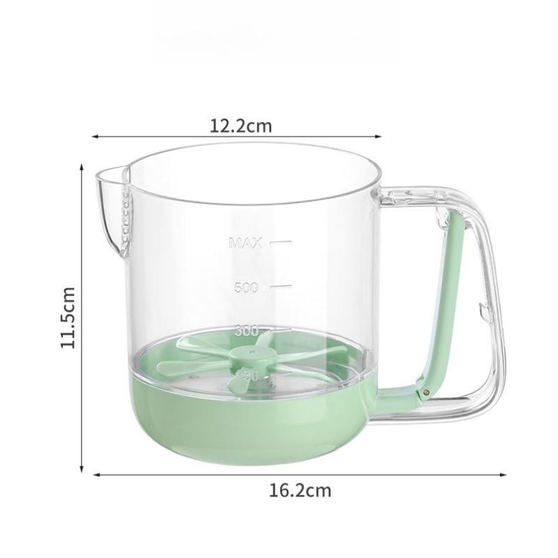 1pcs Multifunctional Egg Mixing Cup Home Egg Beater Whipped Handheld Baking Kitchen Egg Tool Manual Mixing Container