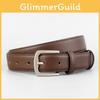 Genuine Leather Lady Belt With Alloy Buckle For Business And Casual Outfits