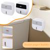 Double Layer Toilet Paper Holder Wall Mounted Tissue Dispenser Bathroom Waterproof Paper Towel Box No Drilling Required Toilet Roll Storage