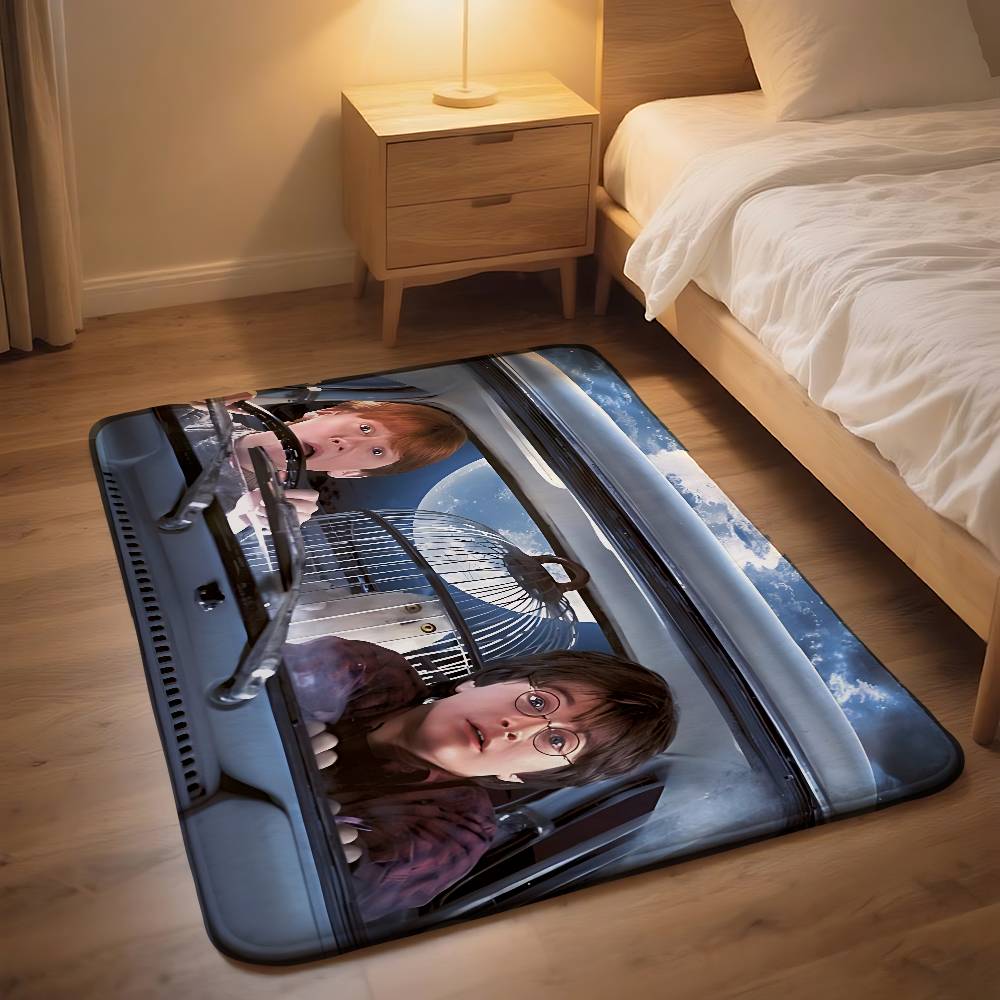 Cute Movie-H-hArry-Y-pOtterS Carpet Bathroom Anti-slip Mat Door Mat Home Decoration Mat Entrance Door Mat Scratch-resistant Door