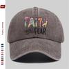 Pc FAITH FEAR Letter Print Baseball Cap Lightweight And Breathable Suitable for Spring Summer Design Sun Hat Travel Party