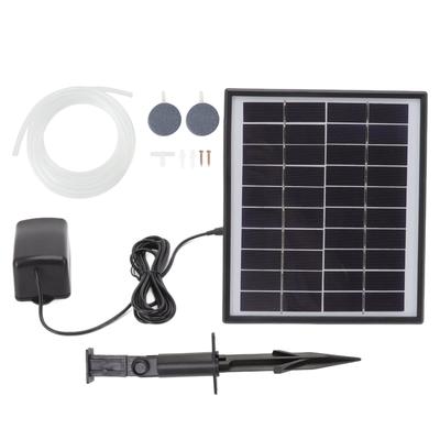 Solar Sauerstoffpumpe 10V 6W Stoßfest Klein Leicht Solar Wasserluftpumpe für Aquarien