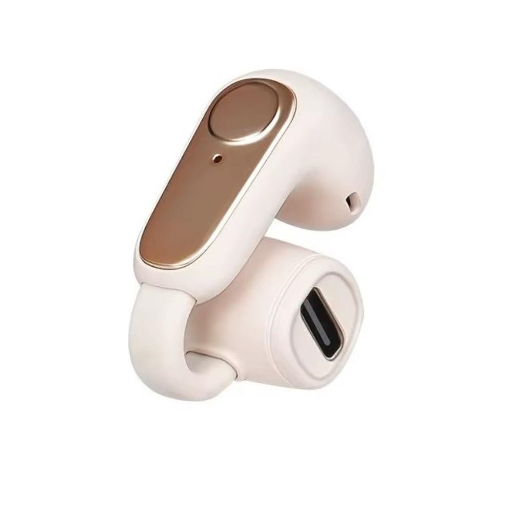 1pc Single Bluetooth 5.4 Ear Headphones Clip-On Headset Fashion Wireless Headphones