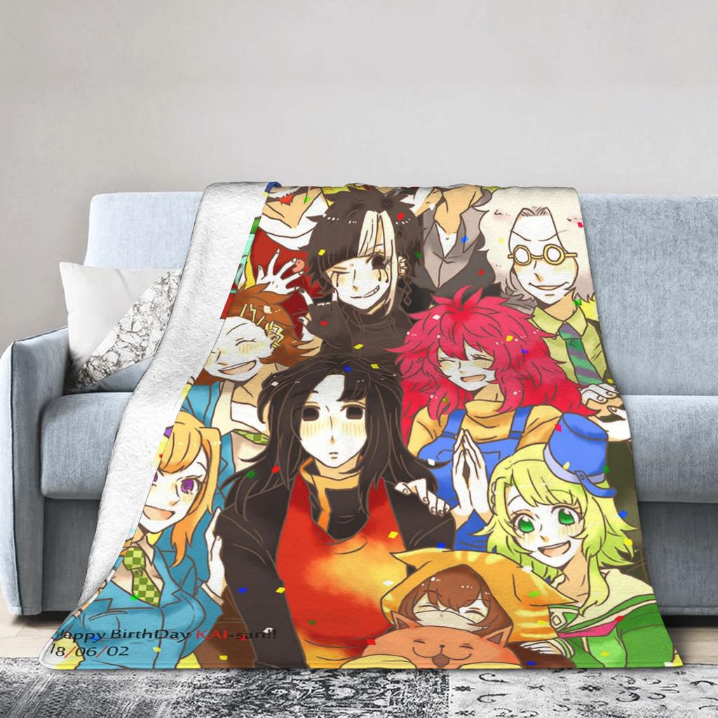YTTD Anime Shin Sou Idk Sara Blankets Your Turn To Die Game Fuzzy Funny Breathable Throw Blanket for Home  Winter
