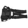 Chest Pack Adjustable Multi Pocket Functional Harness Front Vest Rig Bag for OutdoorBlack